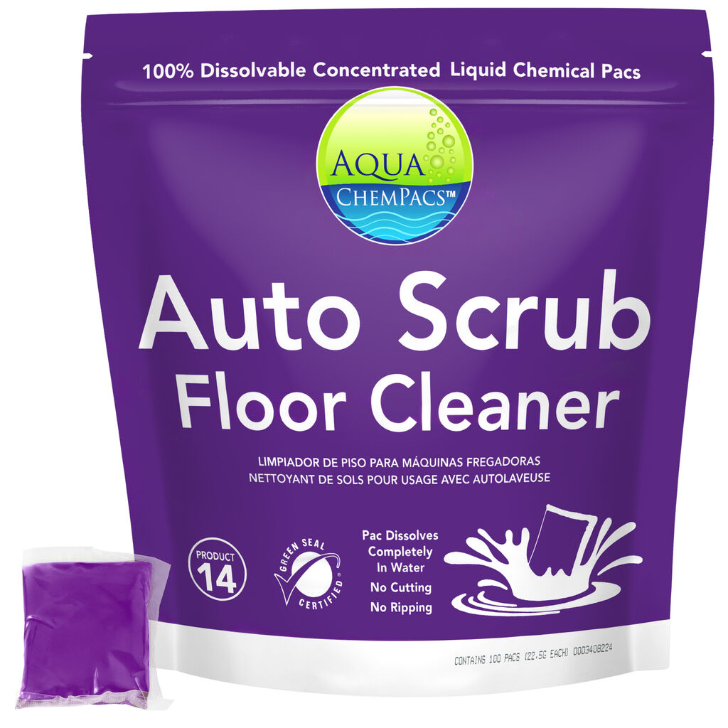 Auto-scrubber Floor Cleaner, 100ea, 4/CT